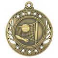 Medal, "Volleyball" Galaxy - 2 1/4" Dia.